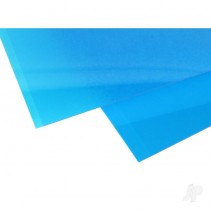 EVG9902 6x12in (15x30cm) Transparent Coloured Sheet .010in Thick Blue (2)